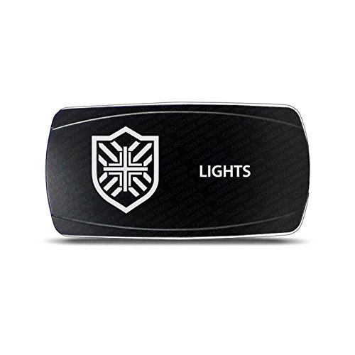 CH4X4 Rocker Switch Military Lights Symbol 19- White Led