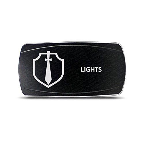 CH4X4 Rocker Switch Military Lights Symbol 5- Blue Led