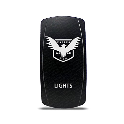 CH4X4 Rocker Switch Military Lights Symbol 15- Red Led
