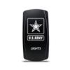 CH4X4 Rocker Switch Military Lights Symbol 1- Blue Led view 1