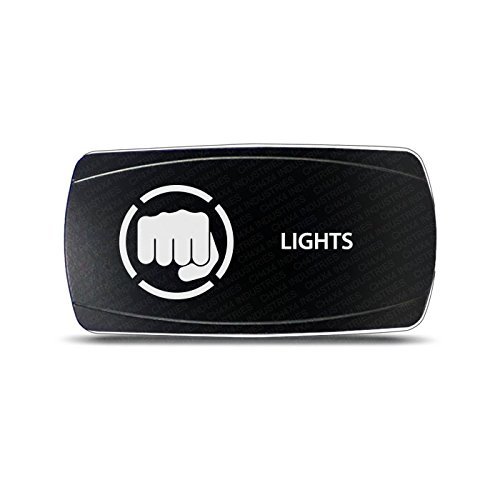 CH4X4 Rocker Switch Military Lights Symbol 21- Green Led