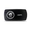 CH4X4 Rocker Switch Military Lights Symbol 7- Blue Led view 1