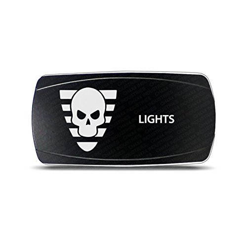 CH4X4 Rocker Switch Military Lights Symbol 22- White Led