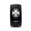 CH4X4 Rocker Switch Military Lights Symbol 4- White Led view 1