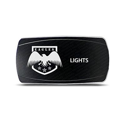 CH4X4 Rocker Switch Military Lights Symbol 23- White Led