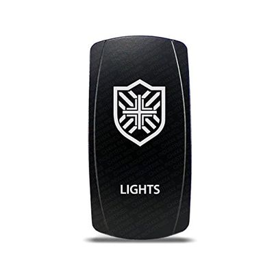 CH4X4 Rocker Switch Military Lights Symbol 19- White Led