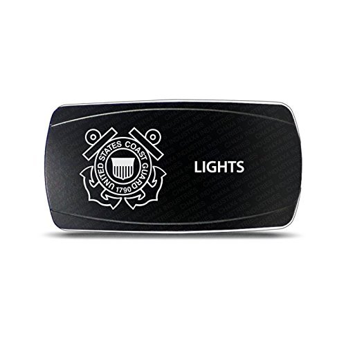 CH4X4 Rocker Switch Military Lights Symbol 24- Green Led