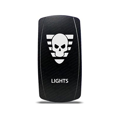 CH4X4 Rocker Switch Military Lights Symbol 22- White Led