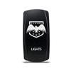 CH4X4 Rocker Switch Military Lights Symbol 23- White Led view 1