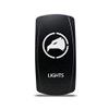 CH4X4 Rocker Switch Military Lights Symbol 26- Red Led view 1