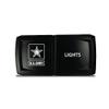 CH4X4 Rocker Switch V2 Military Lights Symbol 1- Green Led view 1