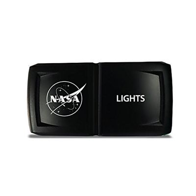 CH4X4 Rocker Switch V2 Military Lights Symbol 17- Blue Led
