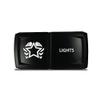 CH4X4 Rocker Switch V2 Military Lights Symbol 3- White Led view 1
