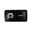 CH4X4 Rocker Switch V2 Military Lights Symbol 3- Red Led view 1
