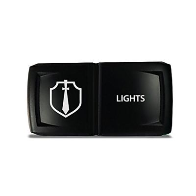 CH4X4 Rocker Switch V2 Military Lights Symbol 5- Red Led