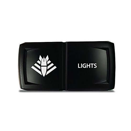 CH4X4 Rocker Switch V2 Military Lights Symbol 20- Blue Led