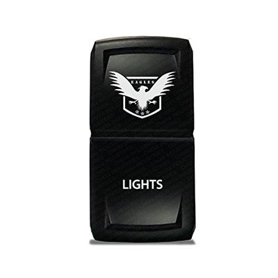 CH4X4 Rocker Switch V2 Military Lights Symbol 15- Amber Led