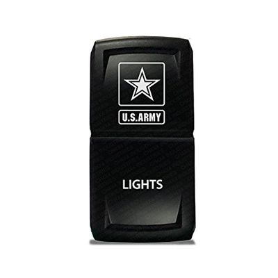 CH4X4 Rocker Switch V2 Military Lights Symbol 1- Green Led