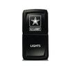 CH4X4 Rocker Switch V2 Military Lights Symbol 1- Green Led view 1