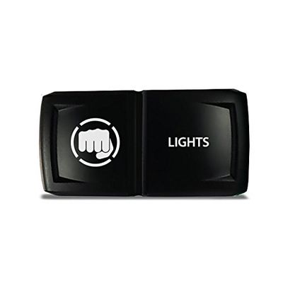 CH4X4 Rocker Switch V2 Military Lights Symbol 21- Blue Led