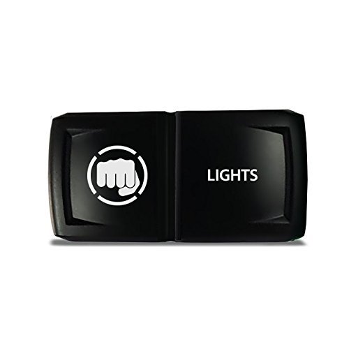 CH4X4 Rocker Switch V2 Military Lights Symbol 21- Blue Led