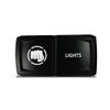 CH4X4 Rocker Switch V2 Military Lights Symbol 21- Blue Led view 1