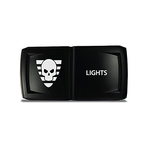CH4X4 Rocker Switch V2 Military Lights Symbol 22- Red Led
