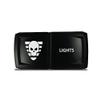CH4X4 Rocker Switch V2 Military Lights Symbol 22- Red Led view 1