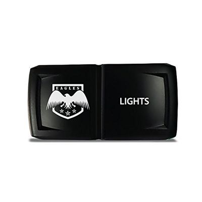 CH4X4 Rocker Switch V2 Military Lights Symbol 23- Blue Led