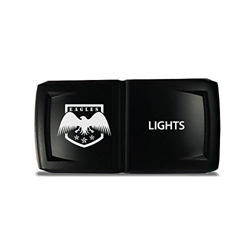 CH4X4 Rocker Switch V2 Military Lights Symbol 23- Blue Led