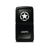 CH4X4 Rocker Switch V2 Military Lights Symbol 18- Red Led view 1