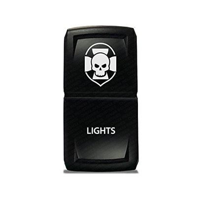 CH4X4 Rocker Switch V2 Military Lights Symbol 4- Green Led