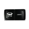 CH4X4 Rocker Switch V2 Military Lights Symbol 11- Red Led view 1