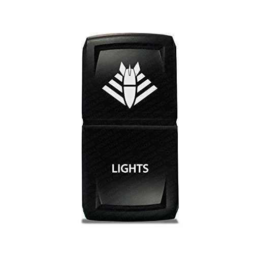 CH4X4 Rocker Switch V2 Military Lights Symbol 20- White Led