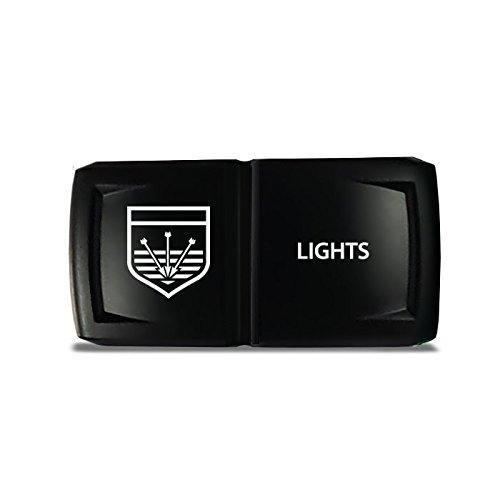 CH4X4 Rocker Switch V2 Military Lights Symbol 25- Red Led