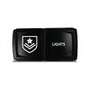 CH4X4 Rocker Switch V2 Military Lights Symbol 13- Blue Led view 1