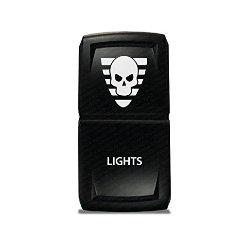 CH4X4 Rocker Switch V2 Military Lights Symbol 22- White Led