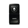 CH4X4 Rocker Switch V2 Military Lights Symbol 8- Green Led view 1
