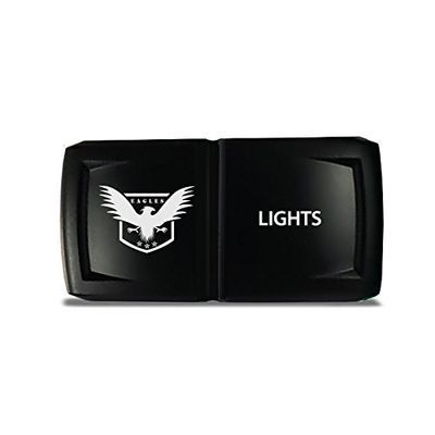 CH4X4 Rocker Switch V2 Military Lights Symbol 15- White Led
