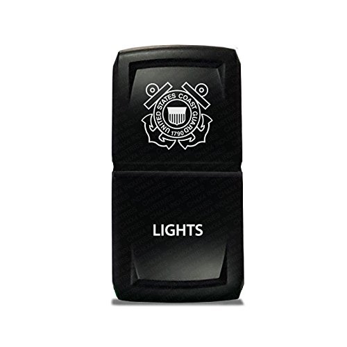 CH4X4 Rocker Switch V2 Military Lights Symbol 24- Red Led