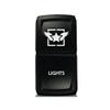 CH4X4 Rocker Switch V2 Military Lights Symbol 11- Red Led view 1
