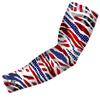 B-Driven Premium Pro-Fit Sports Compression Arm Sleeve (Single) Patriotic Designs Baseball Arm Sleeves - Men Women Youth view 1