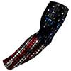 B-Driven Premium Pro-Fit Sports Compression Arm Sleeve (Single) Patriotic Designs Baseball Arm Sleeves - Men Women Youth view 1