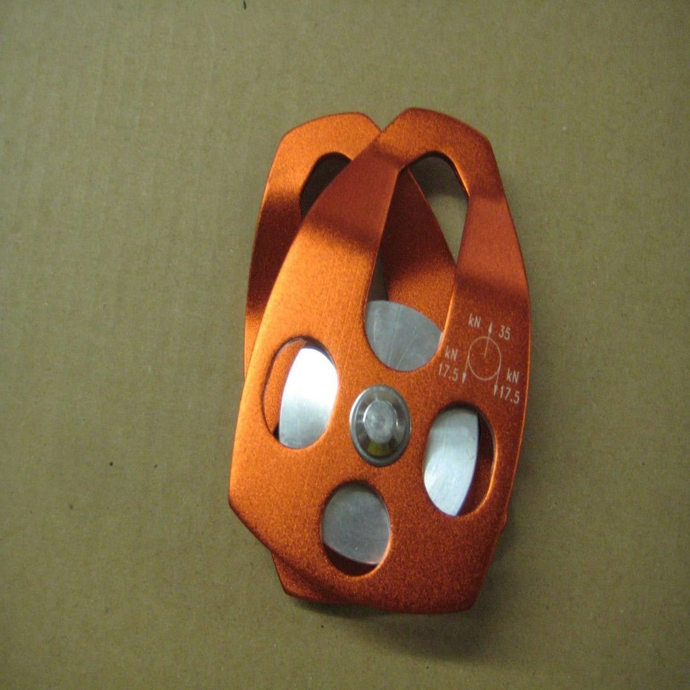 ARBORIST CLIMBING RIGGING RAPPELL SINGLE SWING PULLEY CLIMBRIGHT 5/8 CAP 85229