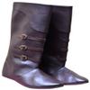 Allbeststuff Medieval Long Boots Re Enactment Shoes (Brown, 9) view 1