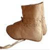 Allbeststuff Medieval Leather Shoe Ankle Length Brown, Natural Leather OR Black Renaissance Shoes ABS (Natural, 10) view 2