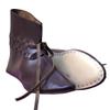 Allbeststuff Medieval Leather Shoe Ankle Length Brown, Natural Leather OR Black Renaissance Shoes ABS (Brown, 8) view 1