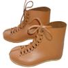 Allbeststuff Medieval Leather Shoes Brown Leather Viking Boot for SCA & LARP ABS (10) view 1