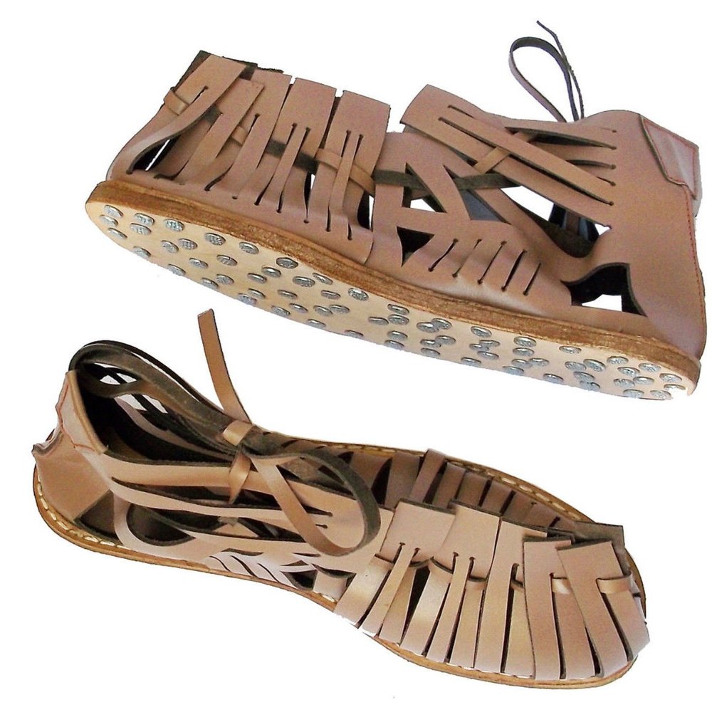 Allbeststuff Medieval Roman Leather Caligae Viking Sandals ABS (7)