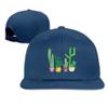 Co Ootdiy Snapback Cute Cartoon Cactus Trucker Cap Hat Navy view 1
